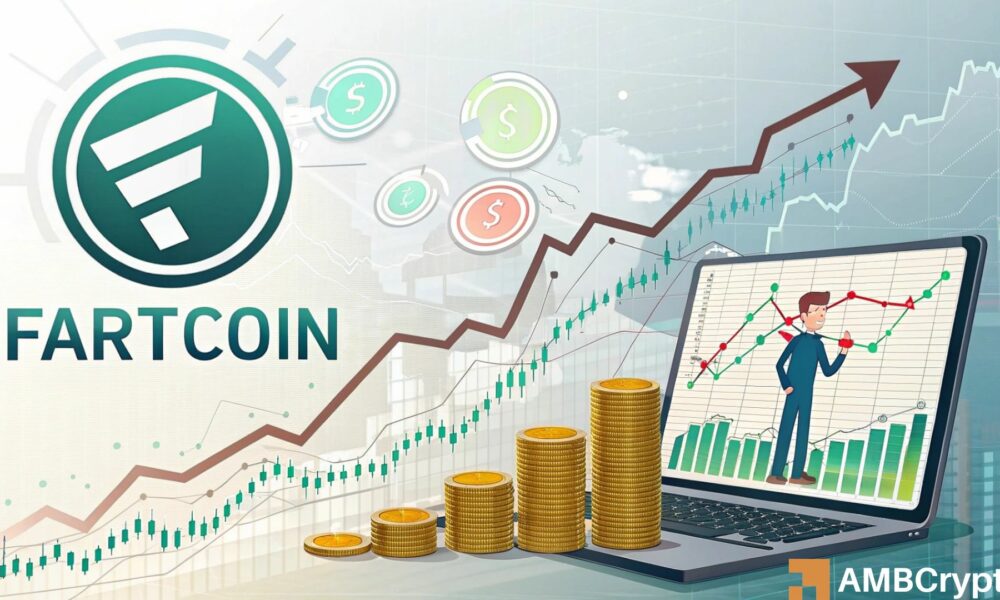 Fartcoin在24小时内飙升22%,每月高点:下一步是0.54美元吗?